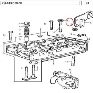 Millat Massey Ferguson Tractor Spare Part NUT 18563118563 - Massey Ferguson tractor spare part