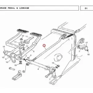 Millat Massey Ferguson Tractor Spare Part ROD YOKE 1110011676736 - Massey Ferguson tractor spare part