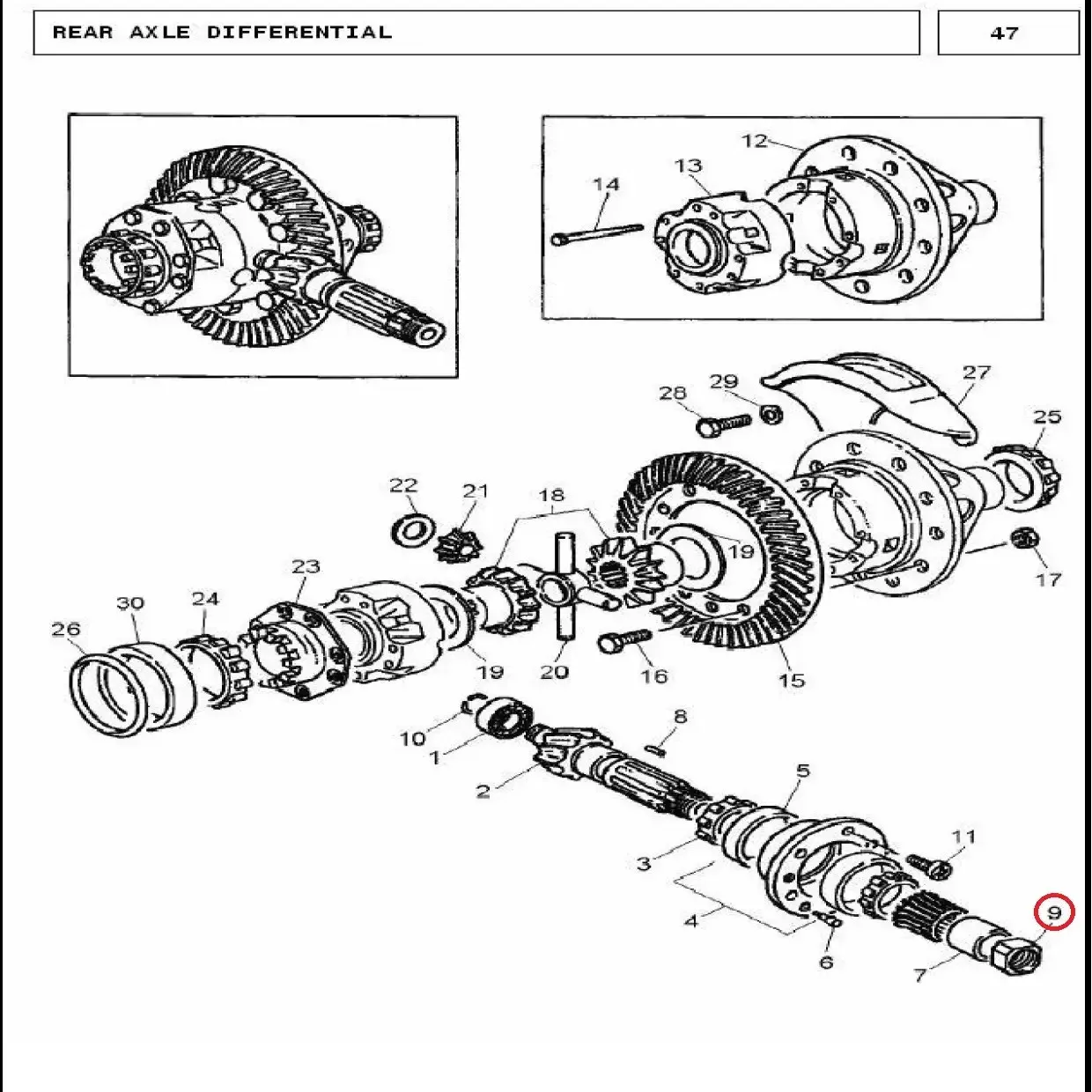 Diagram reference for Millat Massey Ferguson Tractor Spare Part NUT PIN ION 100321532956 - Massey Ferguson tractor spare part