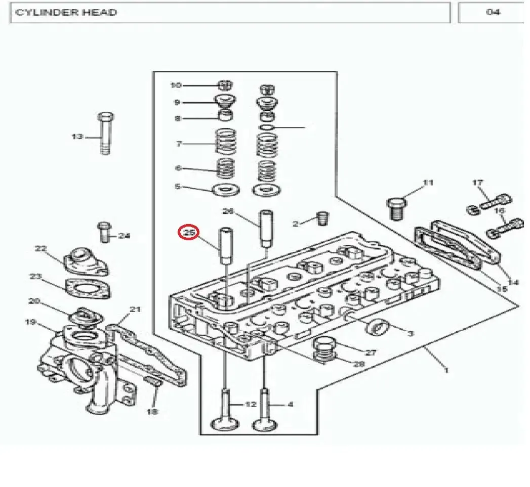 Diagram reference for Millat Massey Ferguson Tractor Spare Part 1 GUIDE MF 375 3851832611183261 - Massey Ferguson tractor spare part