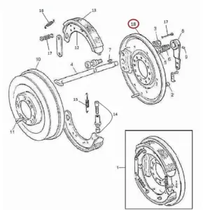 Millat Massey Ferguson Tractor Spare Part 47 PLATE BACK 1827147 - Massey Ferguson tractor spare part