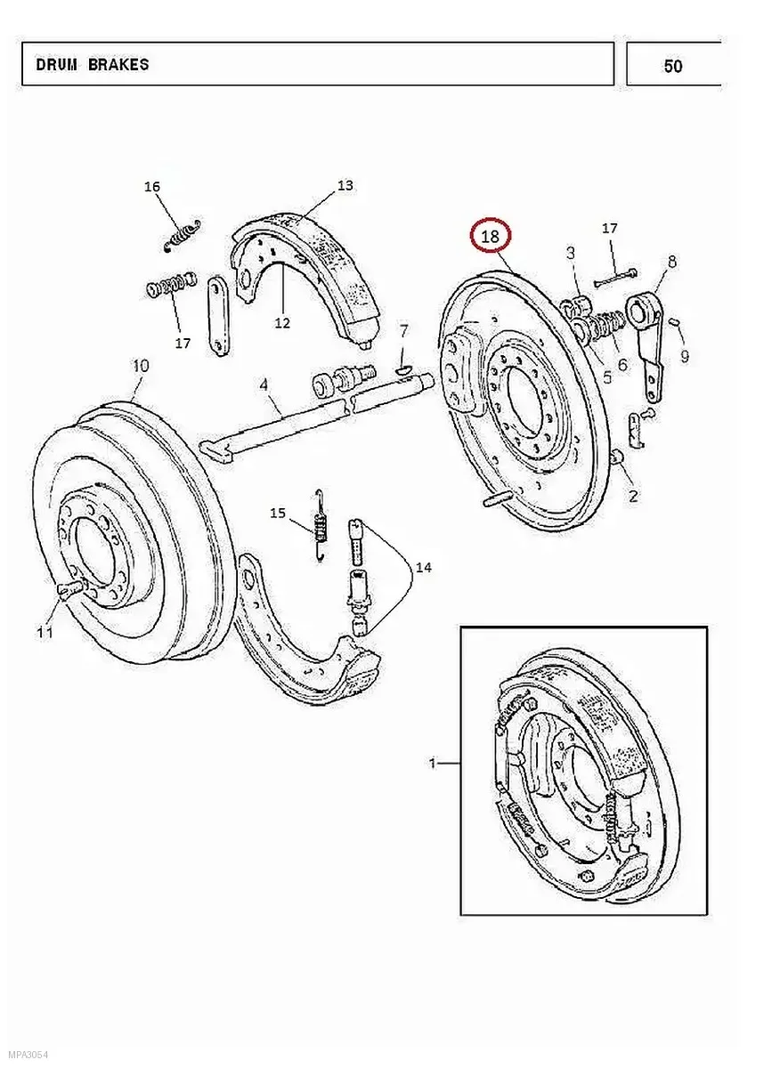 Millat Massey Ferguson Tractor Spare Part 47 PLATE BACK 1827147 - Massey Ferguson tractor spare part