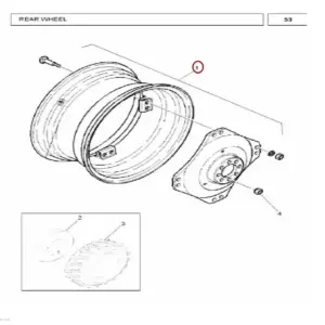 Millat Massey Ferguson Tractor Spare Part REARRIM 2401128150031885415 - Massey Ferguson tractor spare part