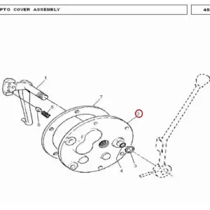 Millat Massey Ferguson Tractor Spare Part PLATE PTO MF 240 270041888108 - Massey Ferguson tractor spare part
