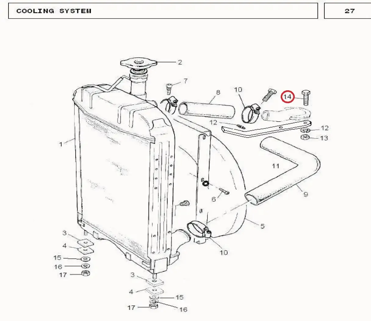 Diagram reference for Millat Massey Ferguson Tractor Spare Part BOLT 51618 X 121020121020 - Massey Ferguson tractor spare part