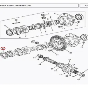 Millat Massey Ferguson Tractor Spare Part SHIM 100541892173 - Massey Ferguson tractor spare part
