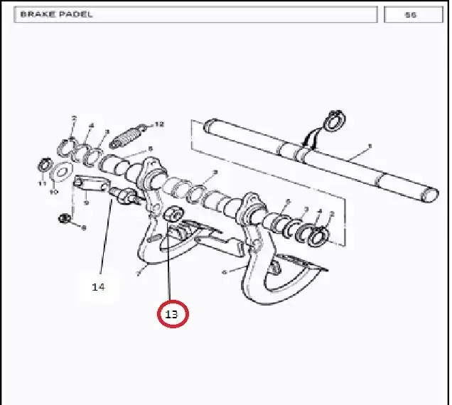 Diagram reference for Millat Massey Ferguson Tractor Spare Part 3 NUT 1131131113113 - Massey Ferguson tractor spare part