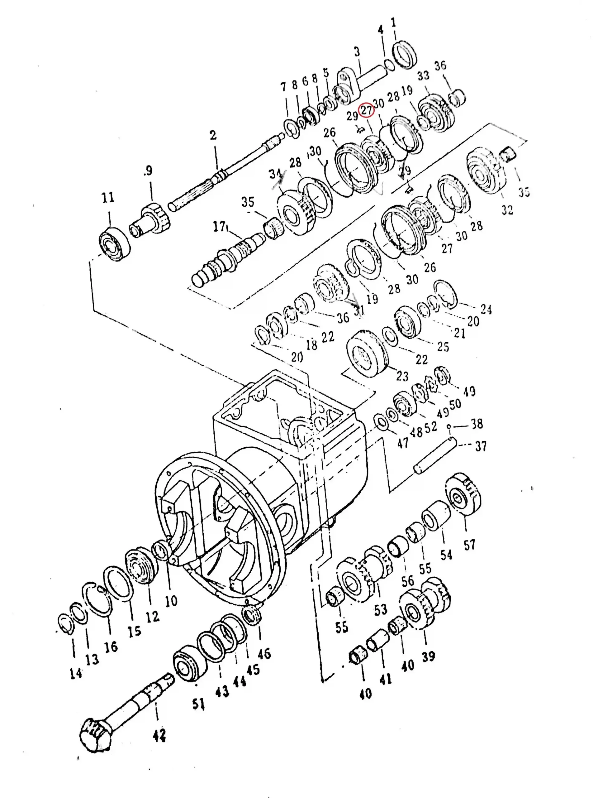 Diagram reference for Millat Massey Ferguson Tractor Spare Part 2 HUBCLUTCH 12108281557342031 H - Massey Ferguson tractor spare part