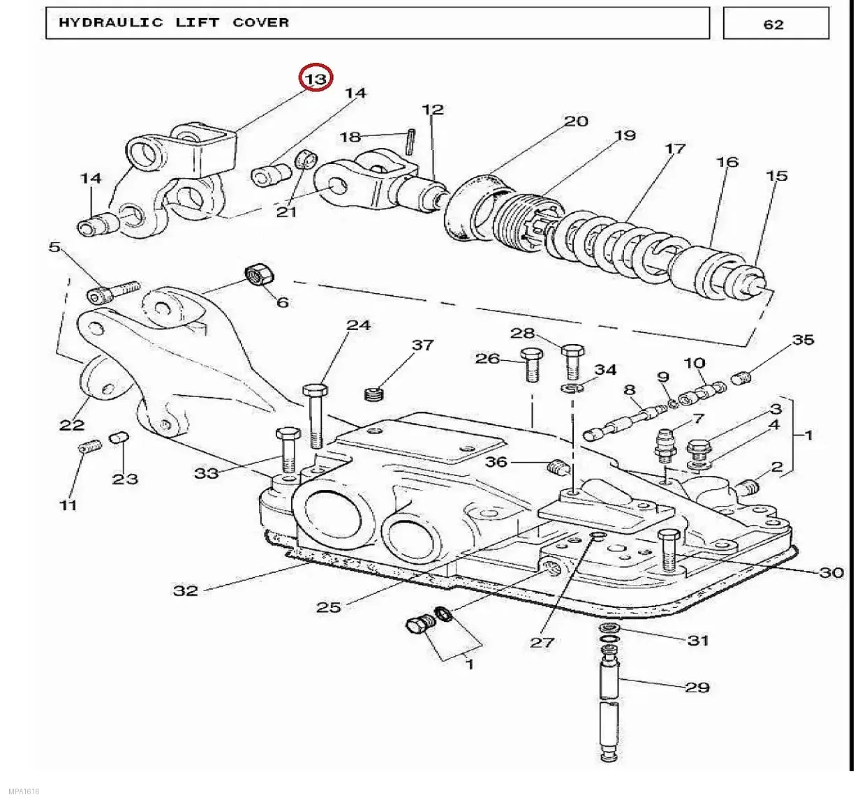 Millat Massey Ferguson Tractor Spare Part LINK 2605411662692 - Massey Ferguson tractor spare part