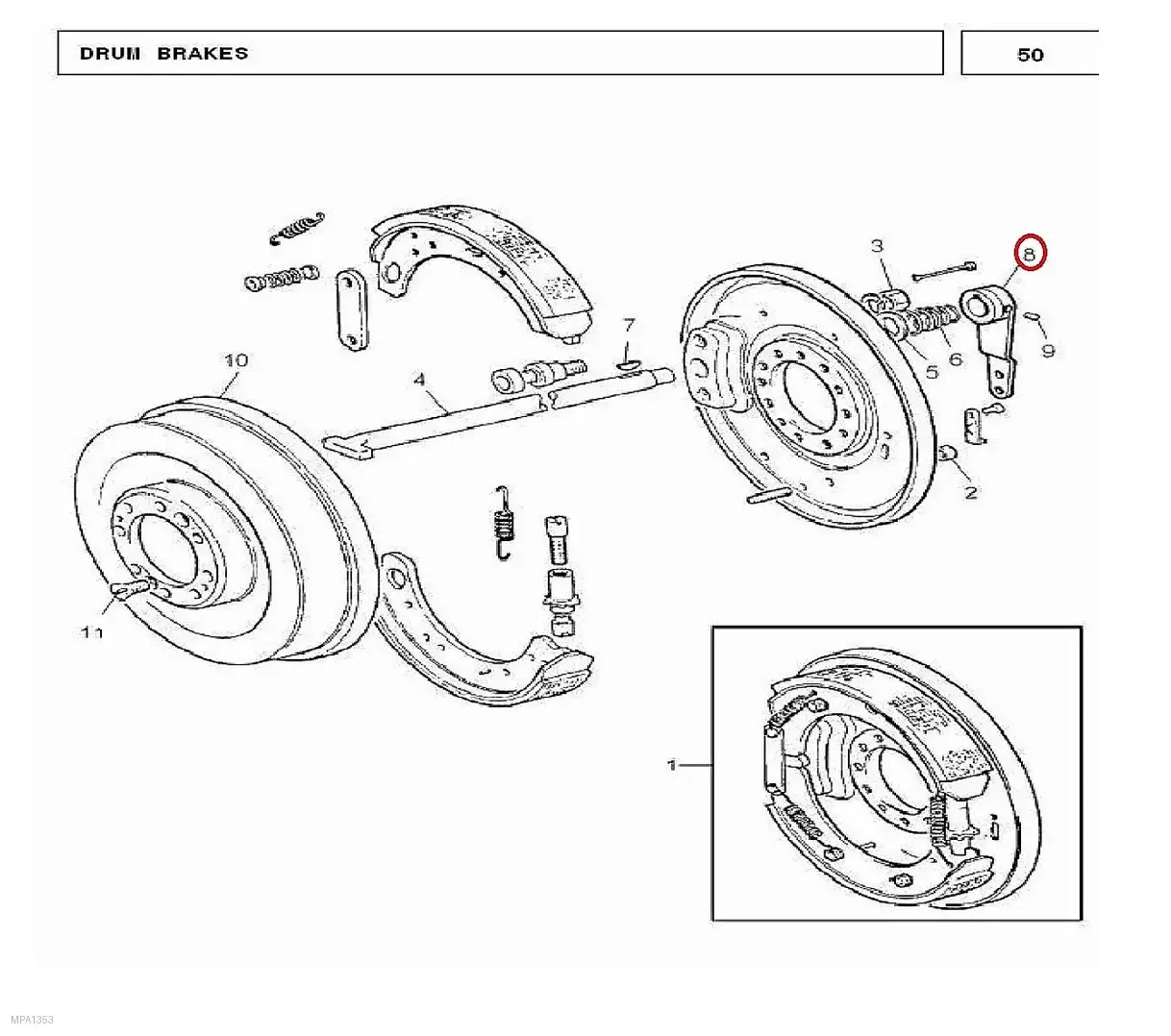 Millat Massey Ferguson Tractor Spare Part LEVER CAM SHAFT RH 101011880034 - Massey Ferguson tractor spare part