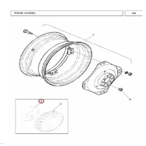Millat Massey Ferguson Tractor Spare Part TUBE 1128 REAR 15004115004 - Massey Ferguson tractor spare part