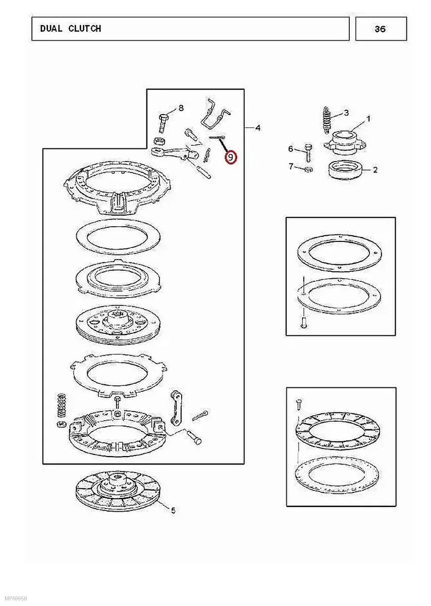 Millat Massey Ferguson Tractor Spare Part 27 PIN 1891827 - Massey Ferguson tractor spare part