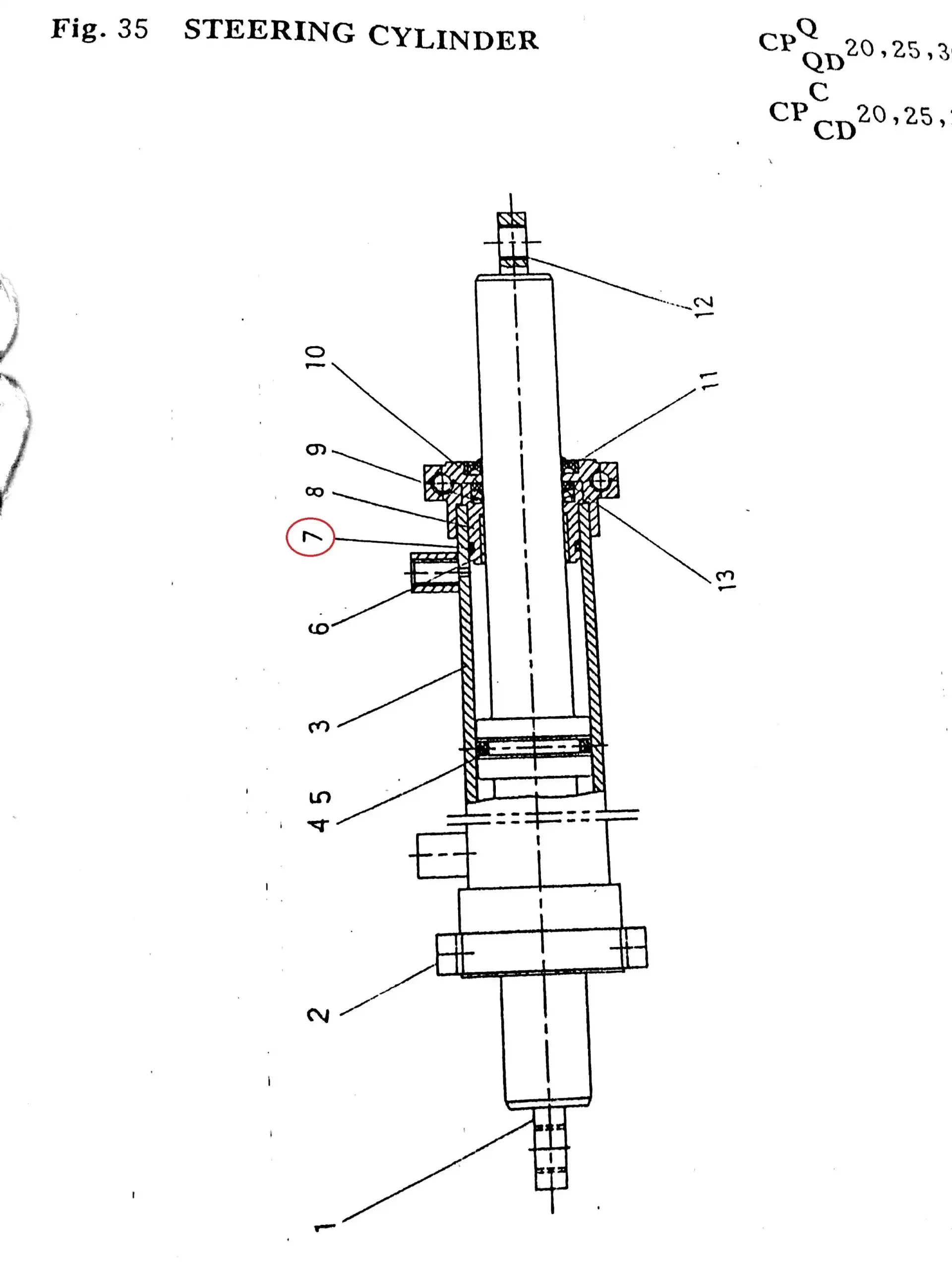 Diagram reference for Millat Massey Ferguson Tractor Spare Part GB 123576 BO RING 703108 GB 123576 B - Massey Ferguson tractor spare part