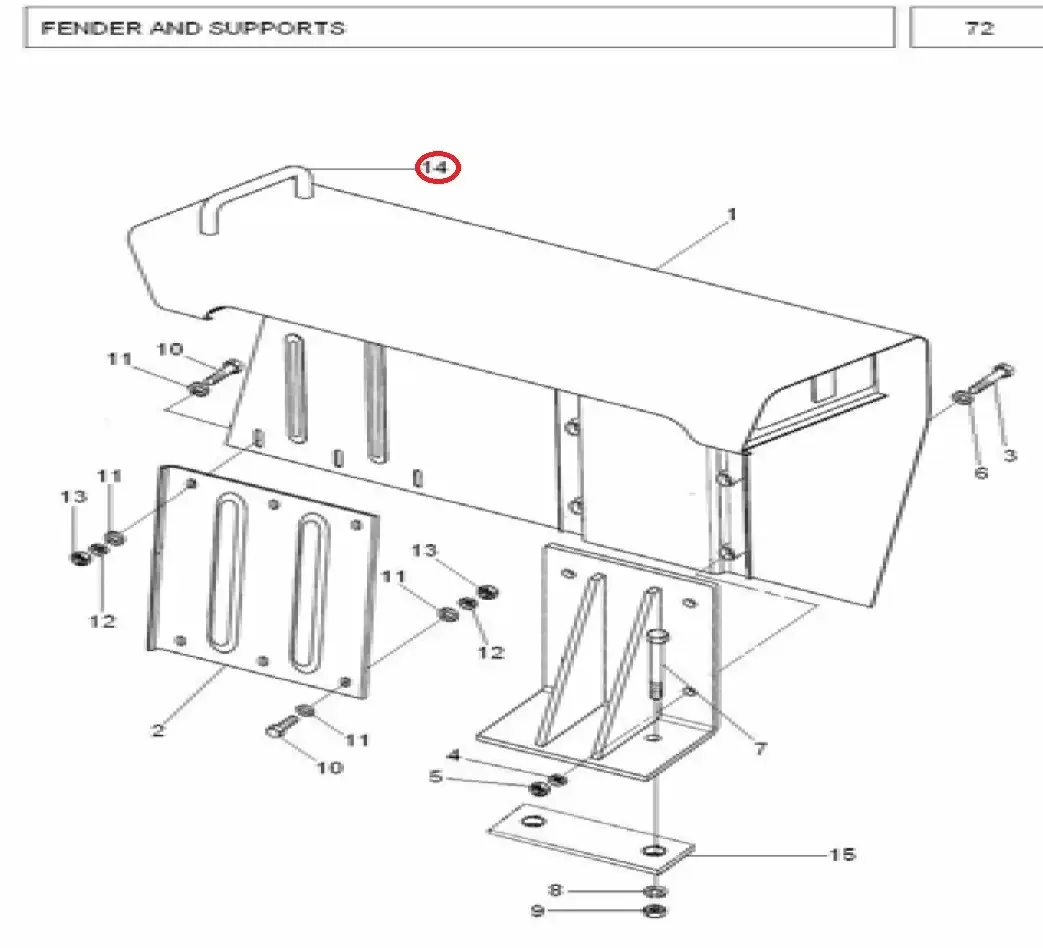 Diagram reference for Millat Massey Ferguson Tractor Spare Part HANDLE 34165134165 S 1 - Massey Ferguson tractor spare part