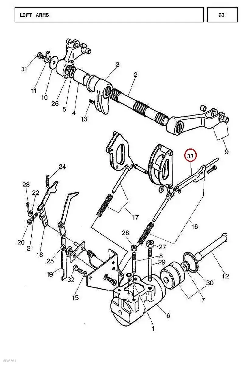 Millat Massey Ferguson Tractor Spare Part 24 ROD 1898124 - Massey Ferguson tractor spare part