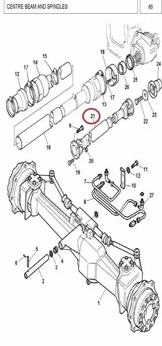 Diagram reference for Millat Massey Ferguson Tractor Spare Part 0 NUT 1440301144030 - Massey Ferguson tractor spare part