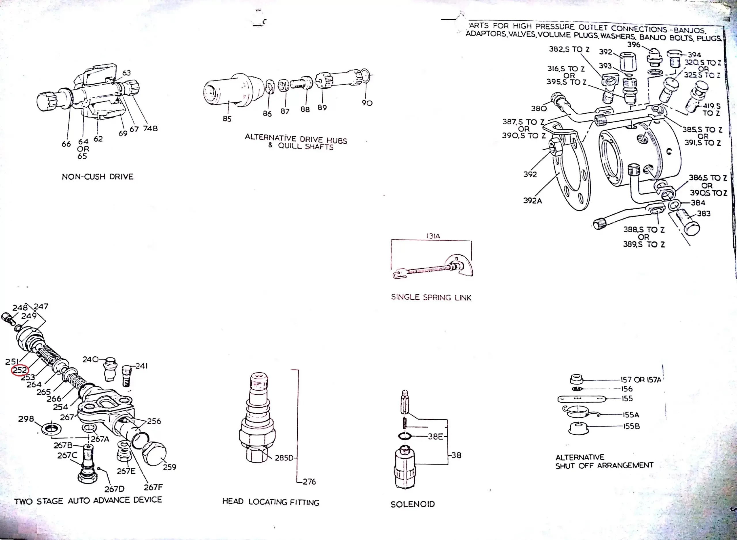 Diagram reference for Millat Massey Ferguson Tractor Spare Part SP RING 17139525 A 7139525 A - Massey Ferguson tractor spare part