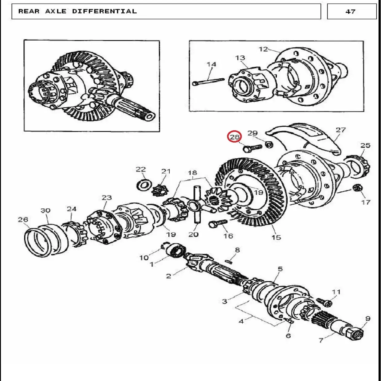 Diagram reference for Millat Massey Ferguson Tractor Spare Part SCREW 3816 X 7810074110074 - Massey Ferguson tractor spare part