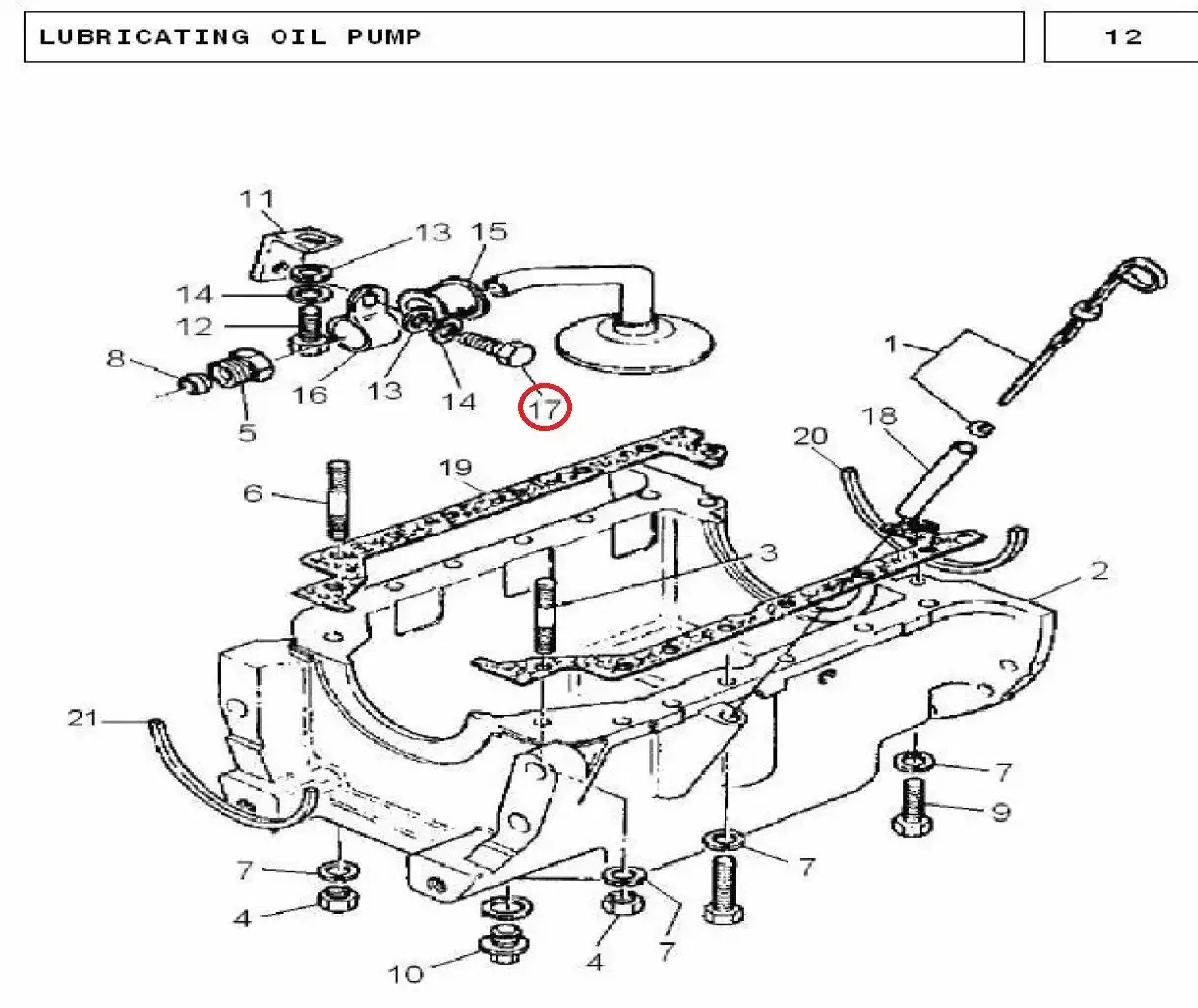 Diagram reference for Millat Massey Ferguson Tractor Spare Part SCREW 18537118537 - Massey Ferguson tractor spare part