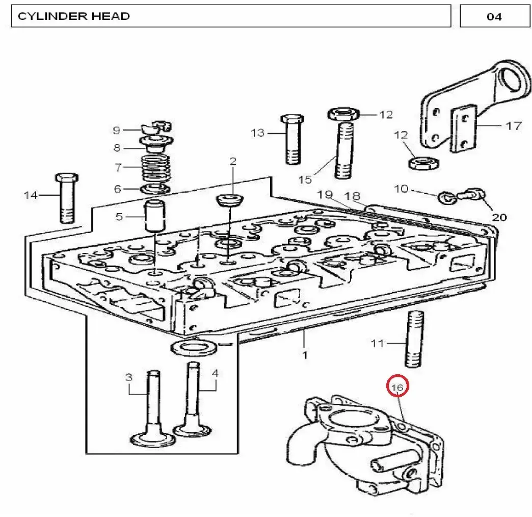 Diagram reference for Millat Massey Ferguson Tractor Spare Part JOINT 186021490485 - Massey Ferguson tractor spare part