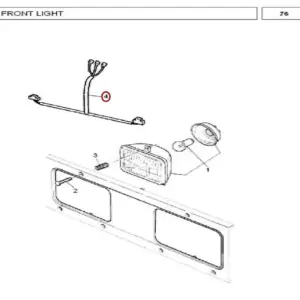 Millat Massey Ferguson Tractor Spare Part HARNESSH 3431434314134314 - Massey Ferguson tractor spare part