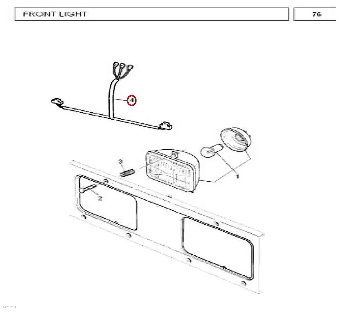 Millat Massey Ferguson Tractor Spare Part HARNESSH 3431434314134314 - Massey Ferguson tractor spare part