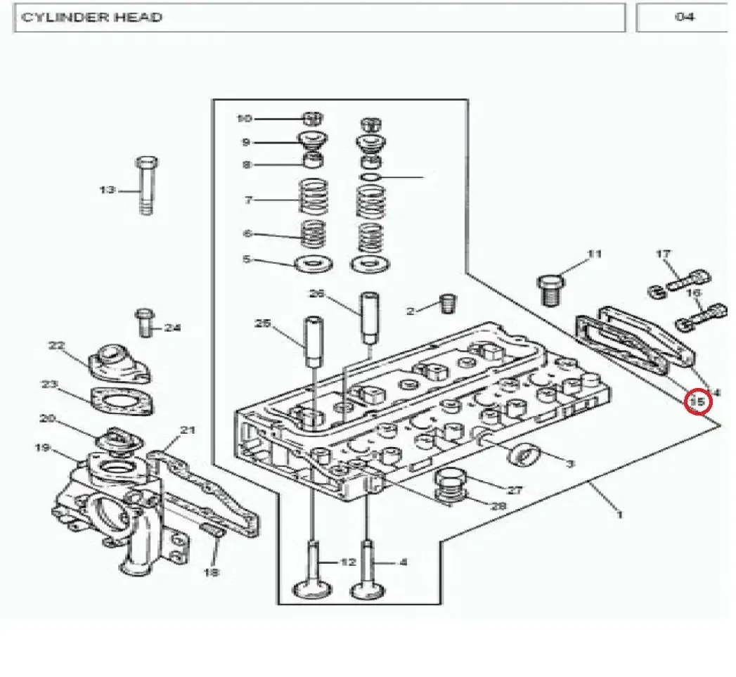 Diagram reference for Millat Massey Ferguson Tractor Spare Part 9 JOINT 1831191183119 - Massey Ferguson tractor spare part