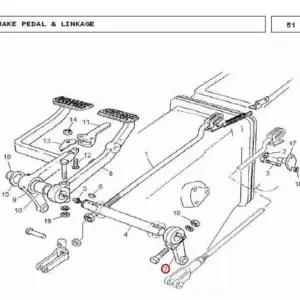 Millat Massey Ferguson Tractor Spare Part ARM COMBINDBRAKE 110241180864 - Massey Ferguson tractor spare part