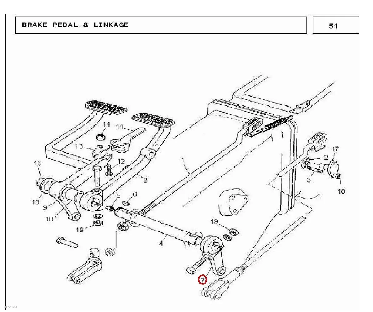 Millat Massey Ferguson Tractor Spare Part ARM COMBINDBRAKE 110241180864 - Massey Ferguson tractor spare part