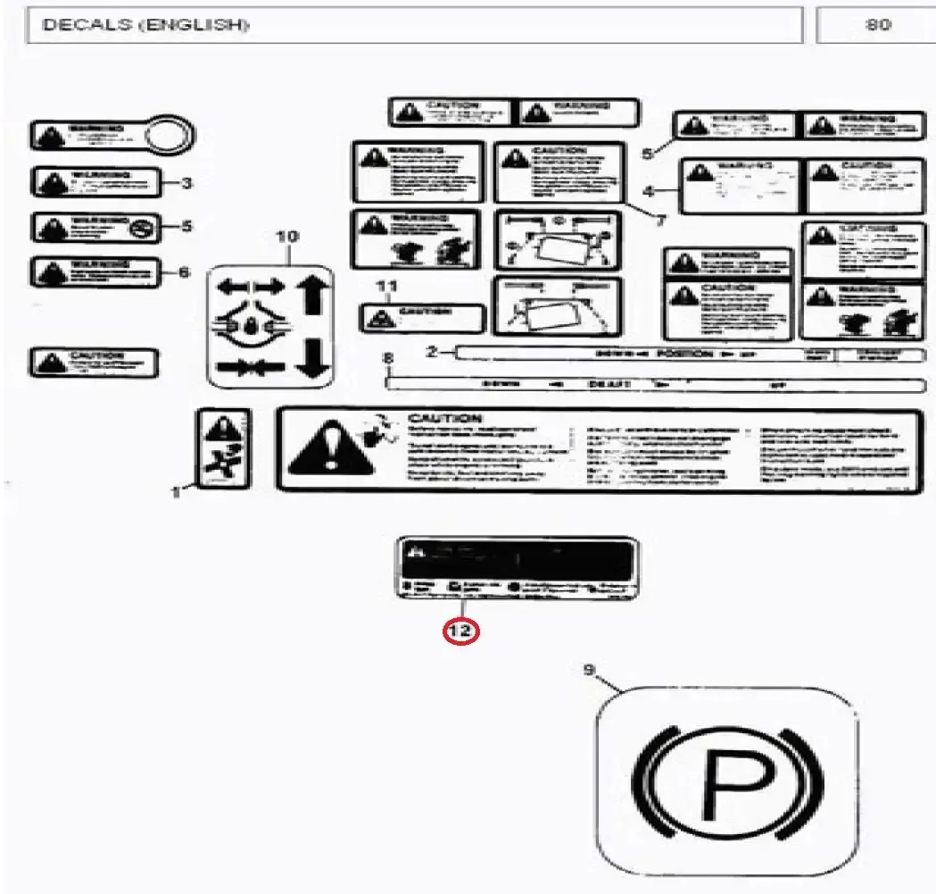 Diagram reference for Millat Massey Ferguson Tractor Spare Part DECALBATTERYWARN 3596959 M 133025133025 - Massey Ferguson tractor spare part