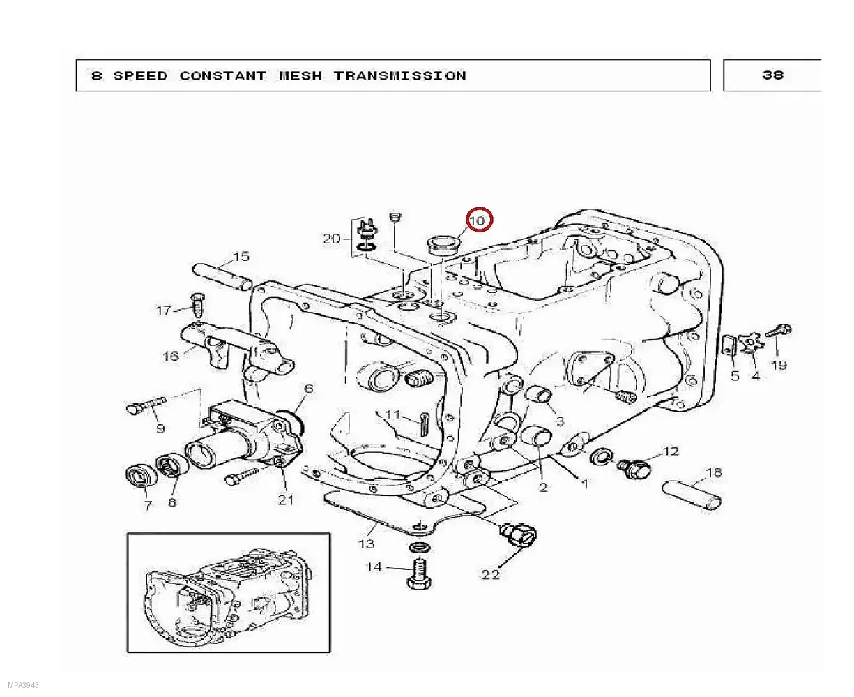 Millat Massey Ferguson Tractor Spare Part PLUG GEAR BOX 121251894685 - Massey Ferguson tractor spare part
