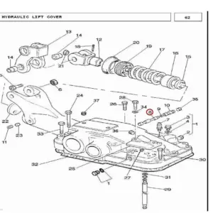 Millat Massey Ferguson Tractor Spare Part SHAFT 260331898305 - Massey Ferguson tractor spare part