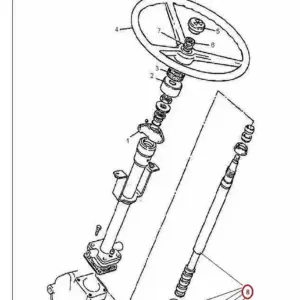 Millat Massey Ferguson Tractor Spare Part SHAFT WORMSTEE RING 11890727 L 16046 - Massey Ferguson tractor spare part