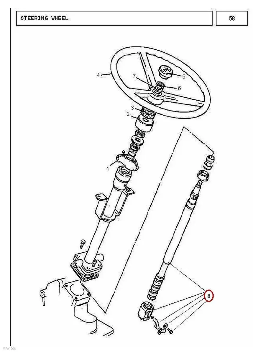 Millat Massey Ferguson Tractor Spare Part SHAFT WORMSTEE RING 11890727 L 16046 - Massey Ferguson tractor spare part