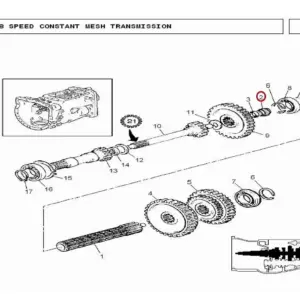 Millat Massey Ferguson Tractor Spare Part ROLLERNEEDLE 12156112156 - Massey Ferguson tractor spare part