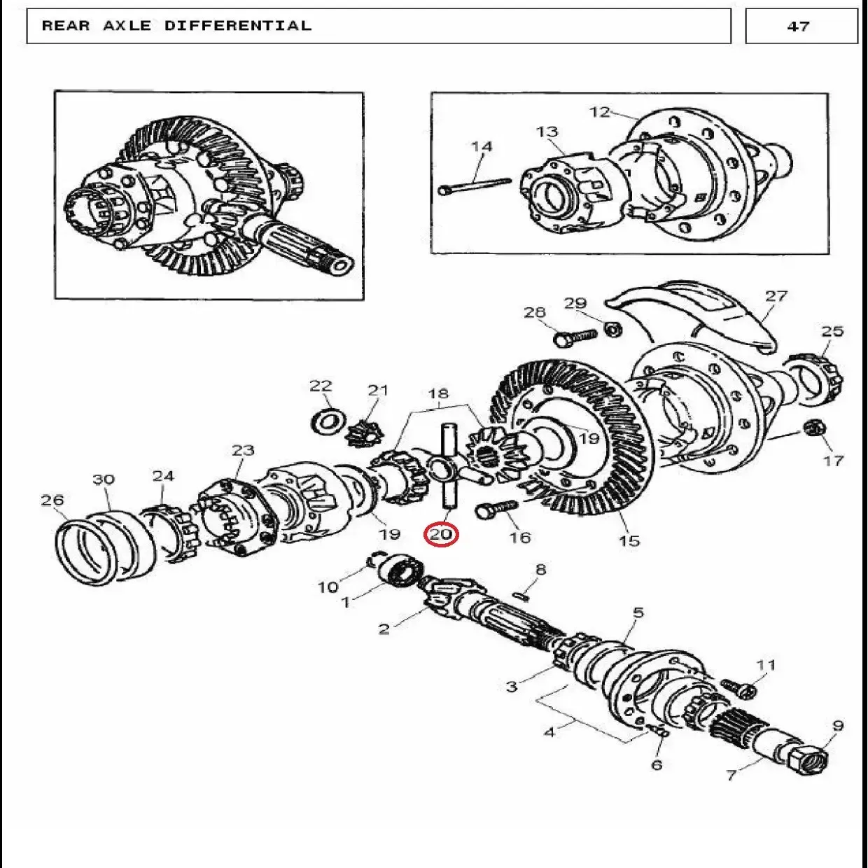Diagram reference for Millat Massey Ferguson Tractor Spare Part CROSS 1011812746135 - Massey Ferguson tractor spare part