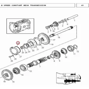 Millat Massey Ferguson Tractor Spare Part O RING 12152112152 - Massey Ferguson tractor spare part