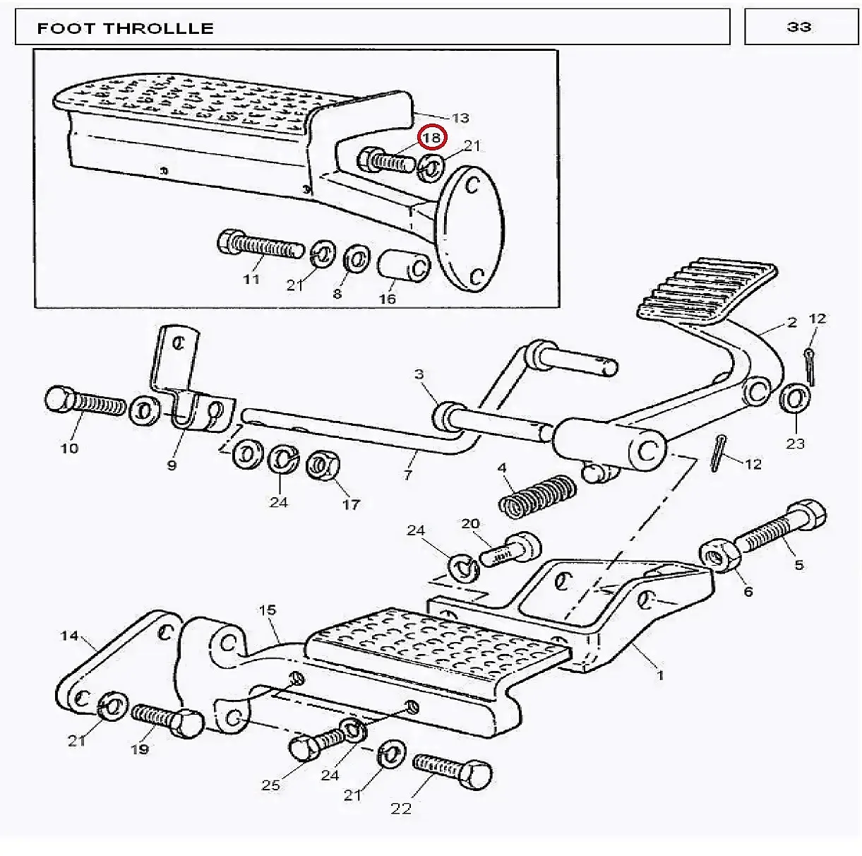 Millat Massey Ferguson Tractor Spare Part BOLT FOOTSTEP 24071614 UNC 13086 - Massey Ferguson tractor spare part