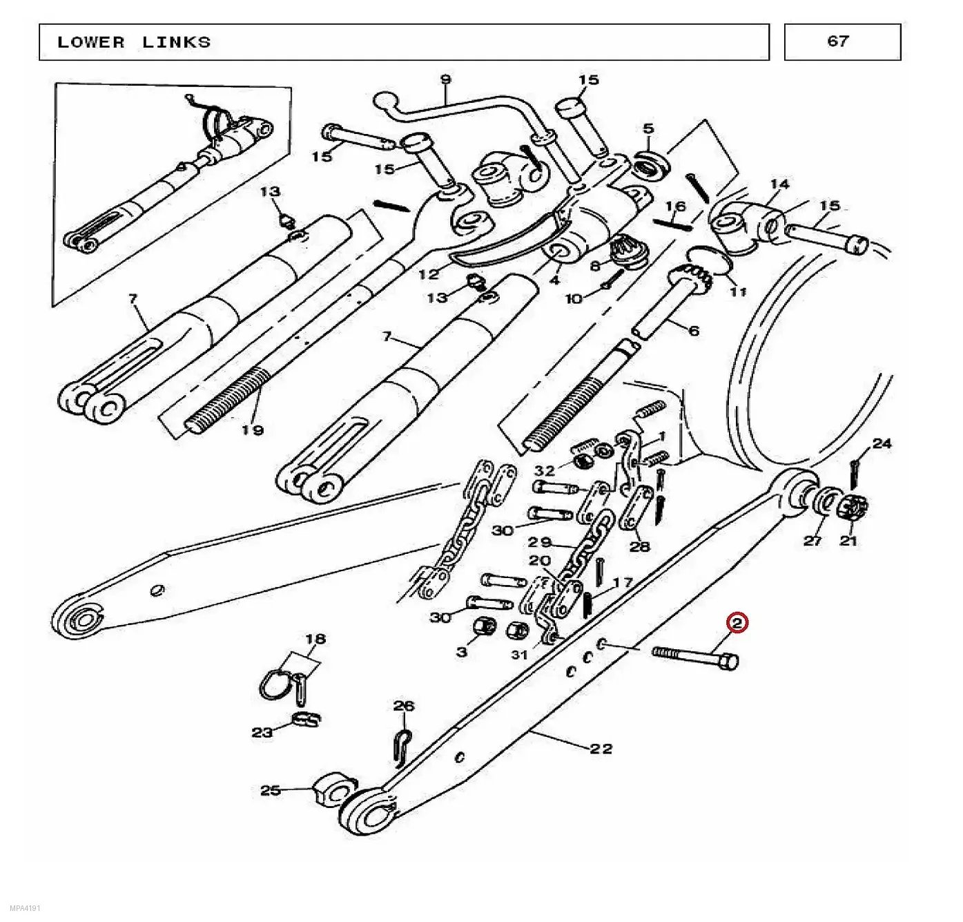 Millat Massey Ferguson Tractor Spare Part BOLT SPECIAL 5818 UNF 2 A 25057125057 - Massey Ferguson tractor spare part