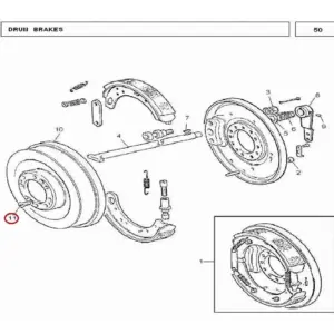 Millat Massey Ferguson Tractor Spare Part SCREW BRAKEDRUM 10260110260 - Massey Ferguson tractor spare part