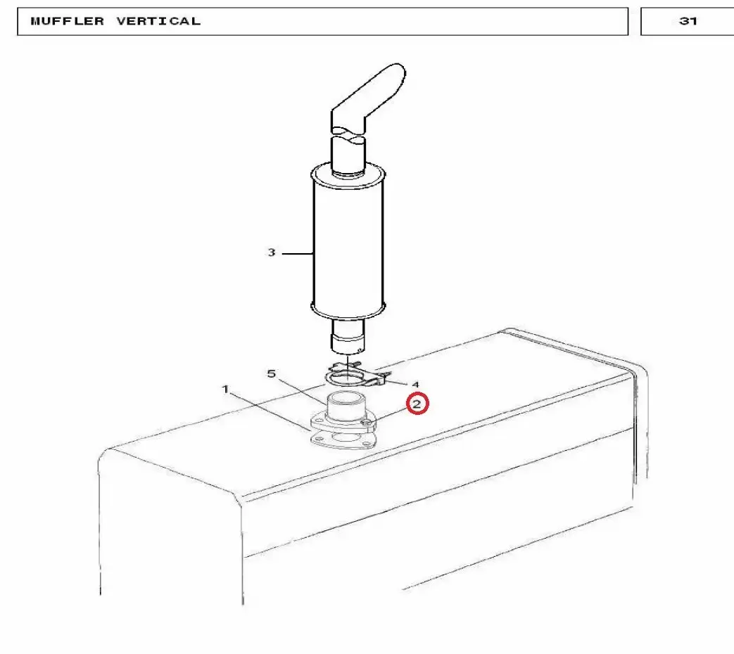 Diagram reference for Millat Massey Ferguson Tractor Spare Part LOCK NUT 38 UNF 20007120007 - Massey Ferguson tractor spare part