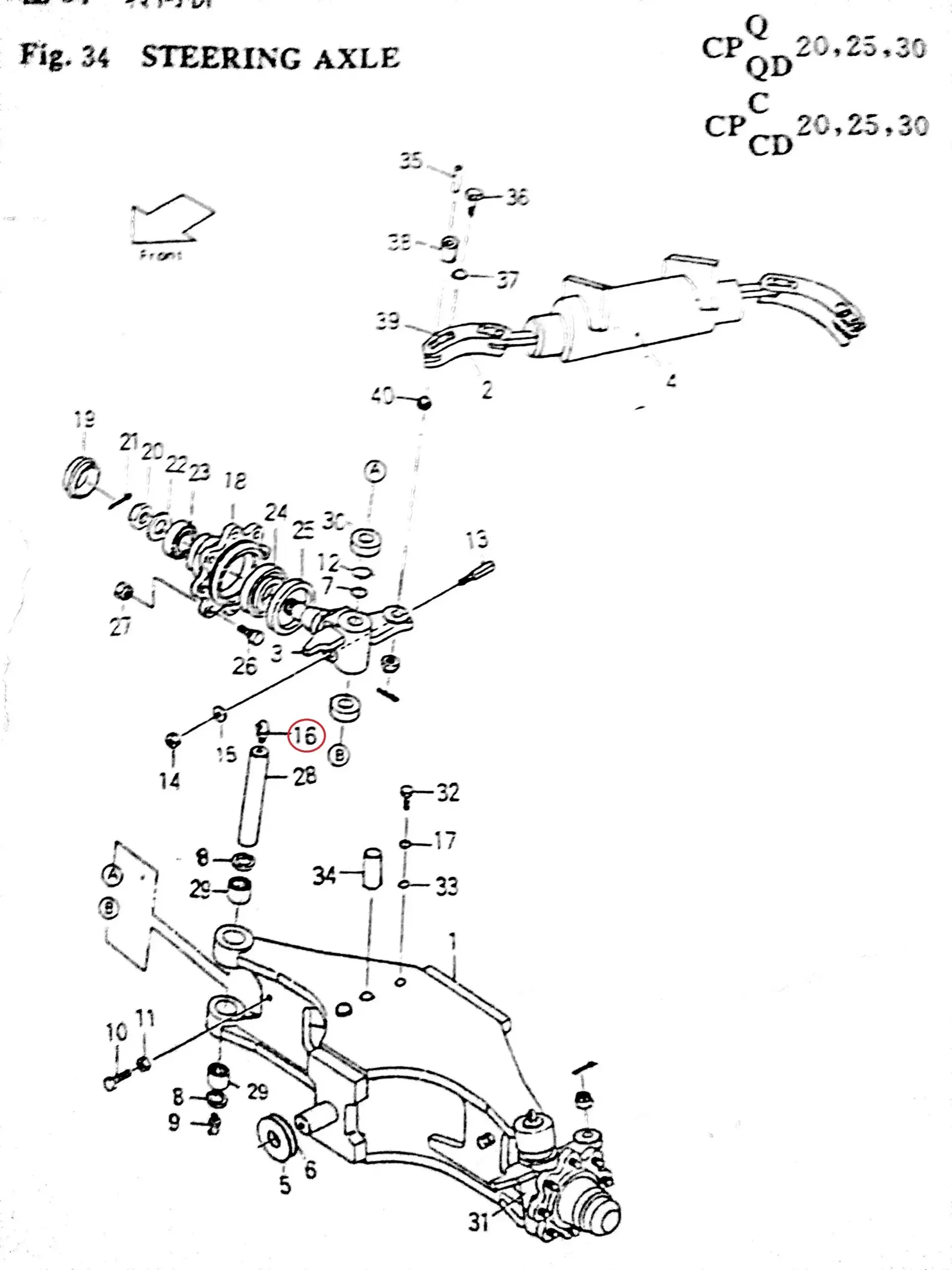 Diagram reference for Millat Massey Ferguson Tractor Spare Part GB 115279 OILCUPM 10 X 18 GB 115279 - Massey Ferguson tractor spare part