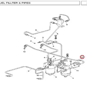 Millat Massey Ferguson Tractor Spare Part PIPE PUMP TOFTR 19069119069 S 1 - Massey Ferguson tractor spare part