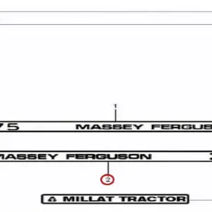 Millat Massey Ferguson Tractor Spare Part 6 EMBLEMHOODRH 37548600613595630 L - Massey Ferguson tractor spare part