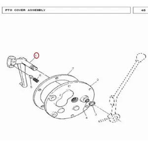 Millat Massey Ferguson Tractor Spare Part INTERNAL LEVER 2402700311870594 - Massey Ferguson tractor spare part