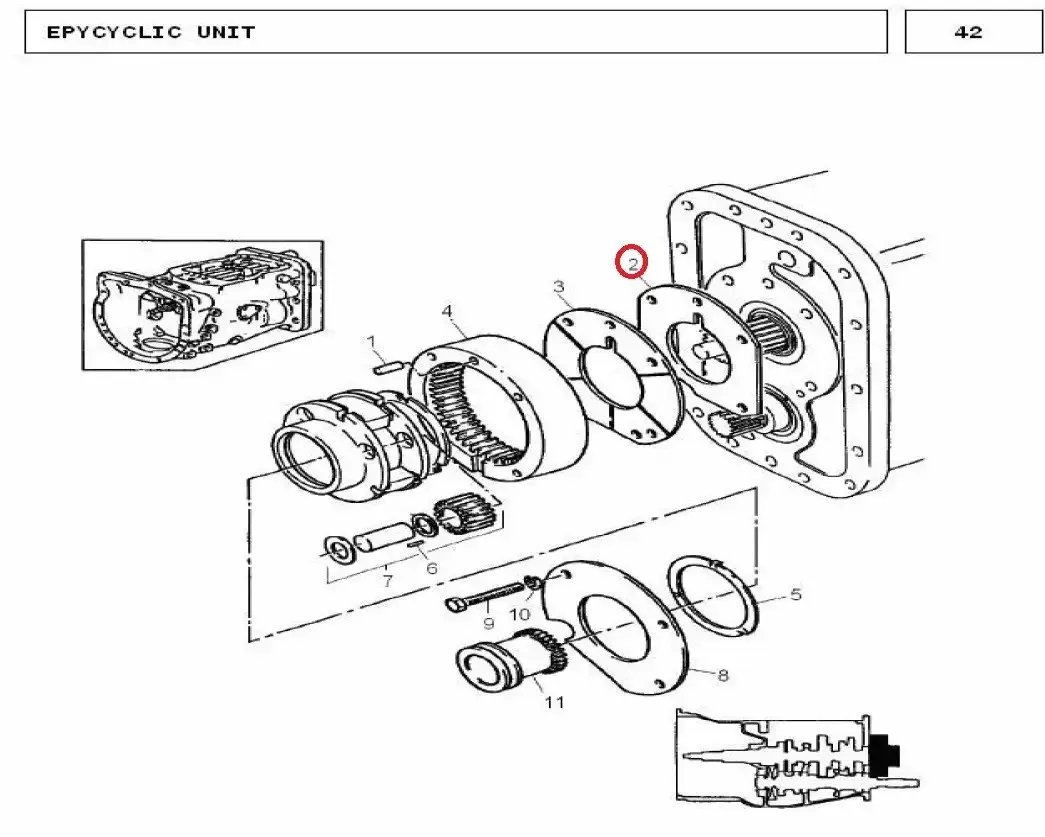 Diagram reference for Millat Massey Ferguson Tractor Spare Part SHIM 12170112170 - Massey Ferguson tractor spare part