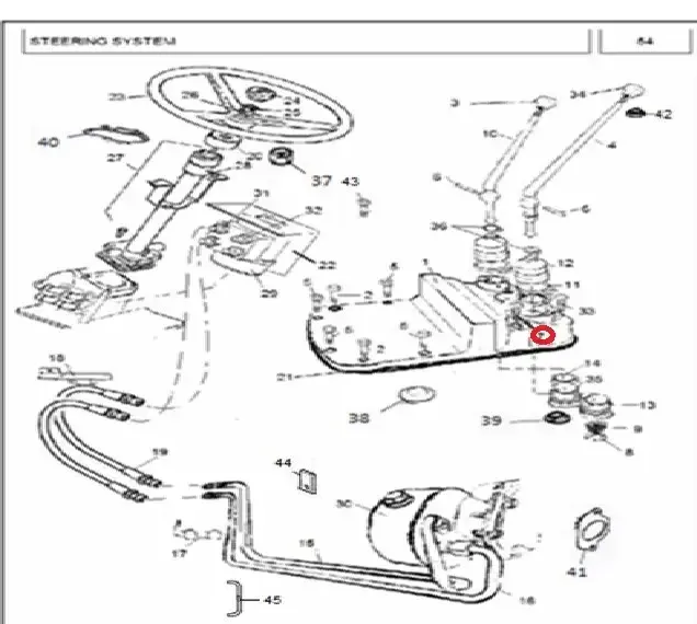 Diagram reference for Millat Massey Ferguson Tractor Spare Part 2 BOLT 71614 UNC 2 AX 63547800216249291 - Massey Ferguson tractor spare part