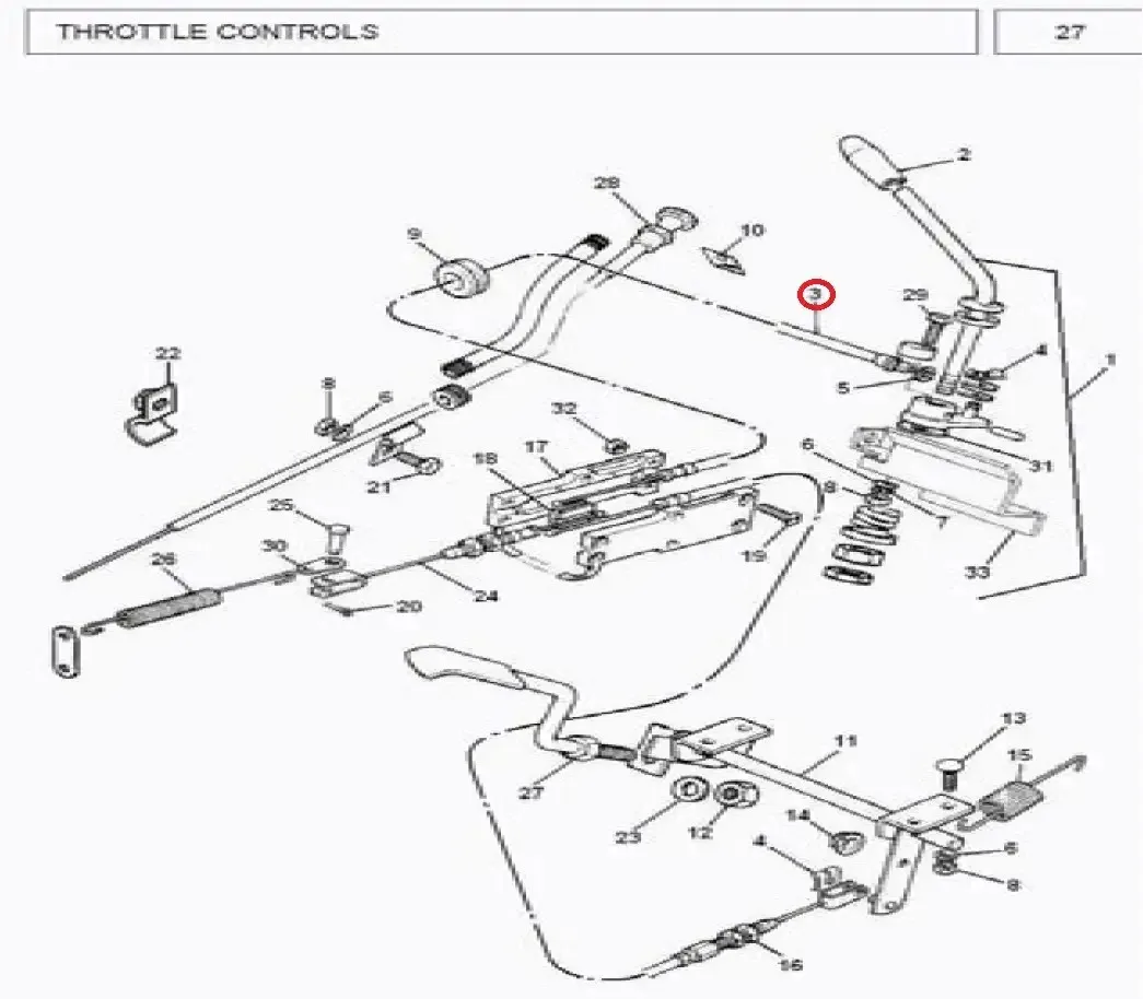 Diagram reference for Millat Massey Ferguson Tractor Spare Part 0 CABLE HA 13303013759021 - Massey Ferguson tractor spare part