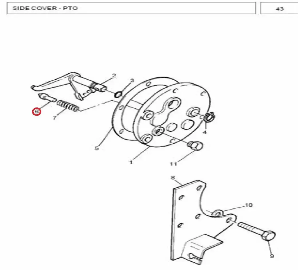 Diagram reference for Millat Massey Ferguson Tractor Spare Part PLUGASSY 27098127098 - Massey Ferguson tractor spare part