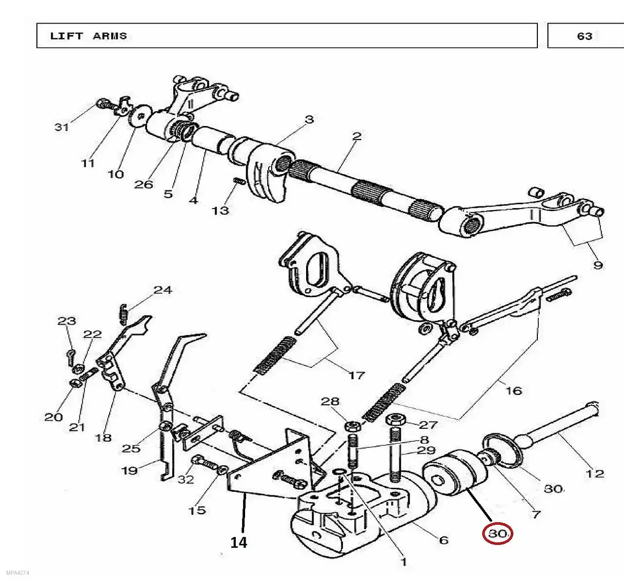 Millat Massey Ferguson Tractor Spare Part SEAL 2402611513761478 - Massey Ferguson tractor spare part